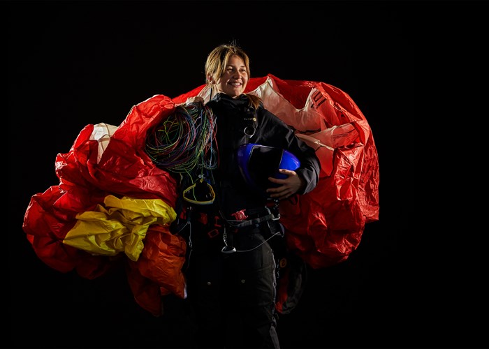 Valdres Folkehogskole Paragliding Kvinne